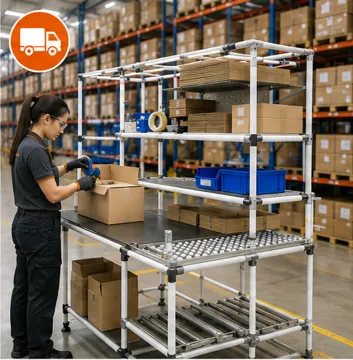 Mesa de Trabajo Industrial para Centros de Distribución y Almacenes